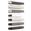 Leather Bound Pull 03 | White | Black Core | 148mm Length