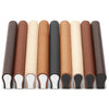Leather Bound Pull 03 | Chocolate | White Core | 148mm Length