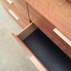 Leather Recessed Pulls | Black | Black Edge | Raw Oak Core | from