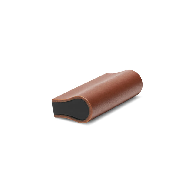 Leather Bound Pull 04 | British Tan | Black Core | 52mm Length