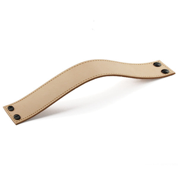 Leather 02 Handles | Matching Stitch | Natural | Natural Edge