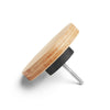 Leather Stacked Joinery Handle | Natural | Natural Edge