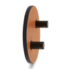 Leather Round Stacked Entry Handle | Back to Back | Saddle Tan